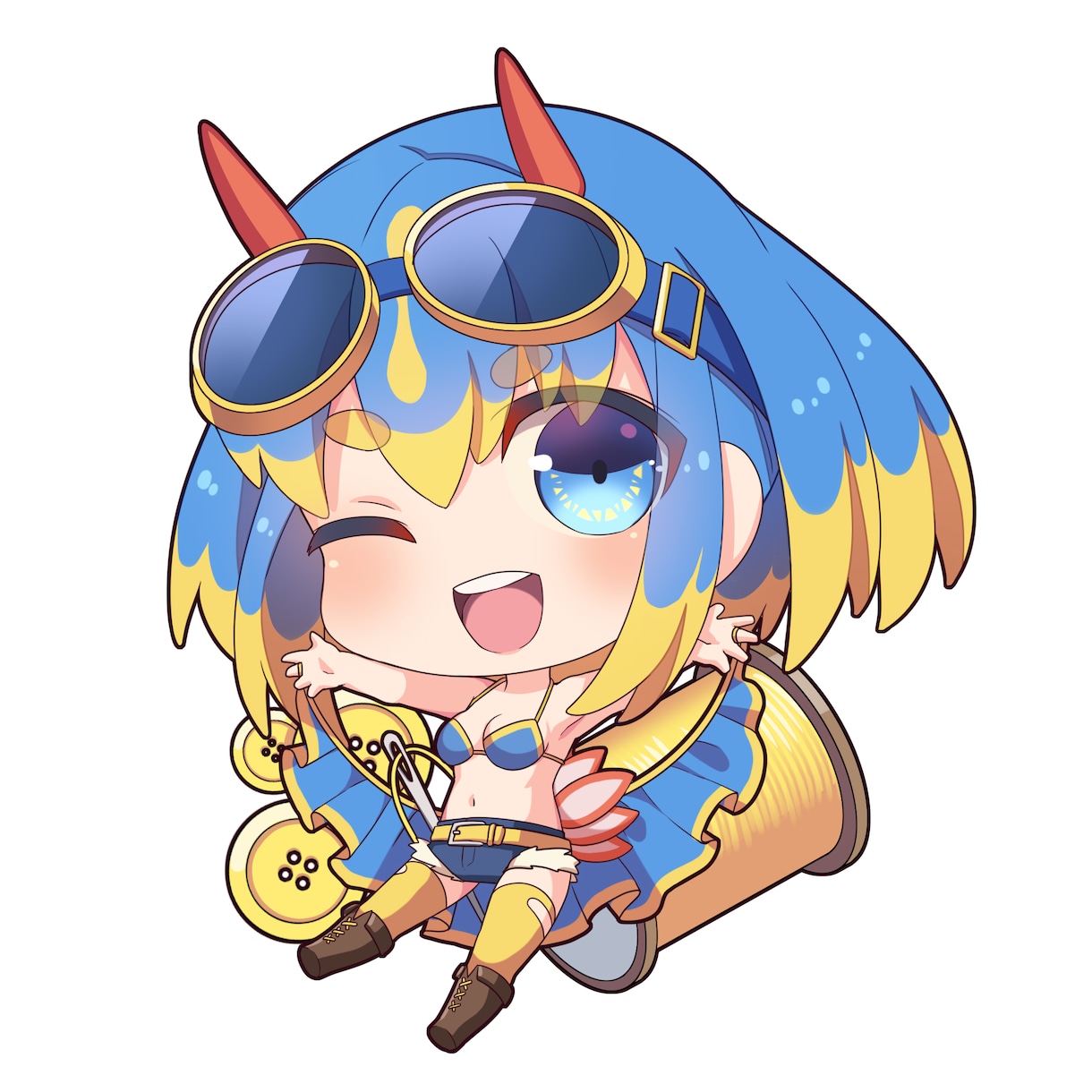 デフォルメイラスト制作いたします 個人観賞からグッズ用まで用途様々！ イメージ6