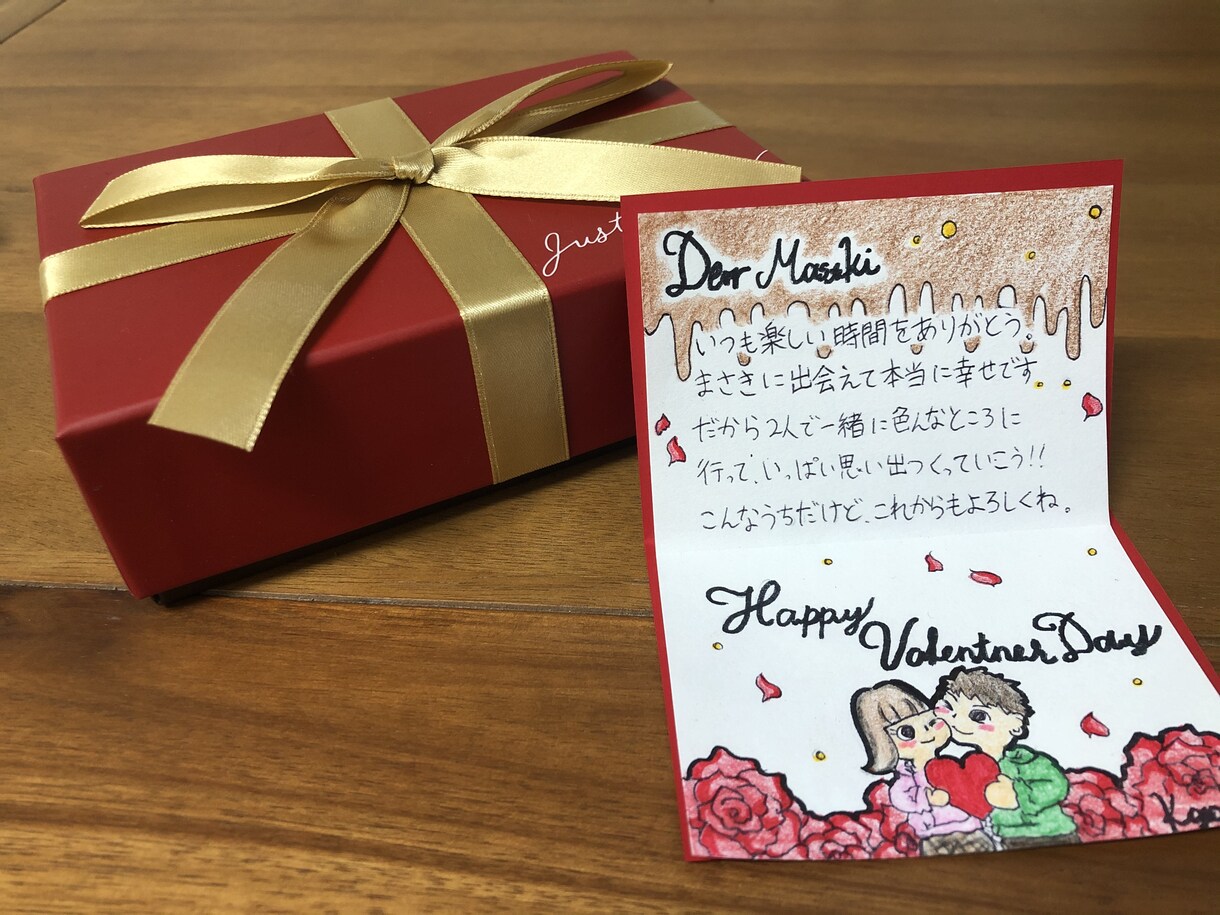 手描きの柔らかい雰囲気で似顔絵やイラスト制作します 似顔絵や、誕生日や記念日などのカード作成！ イメージ6