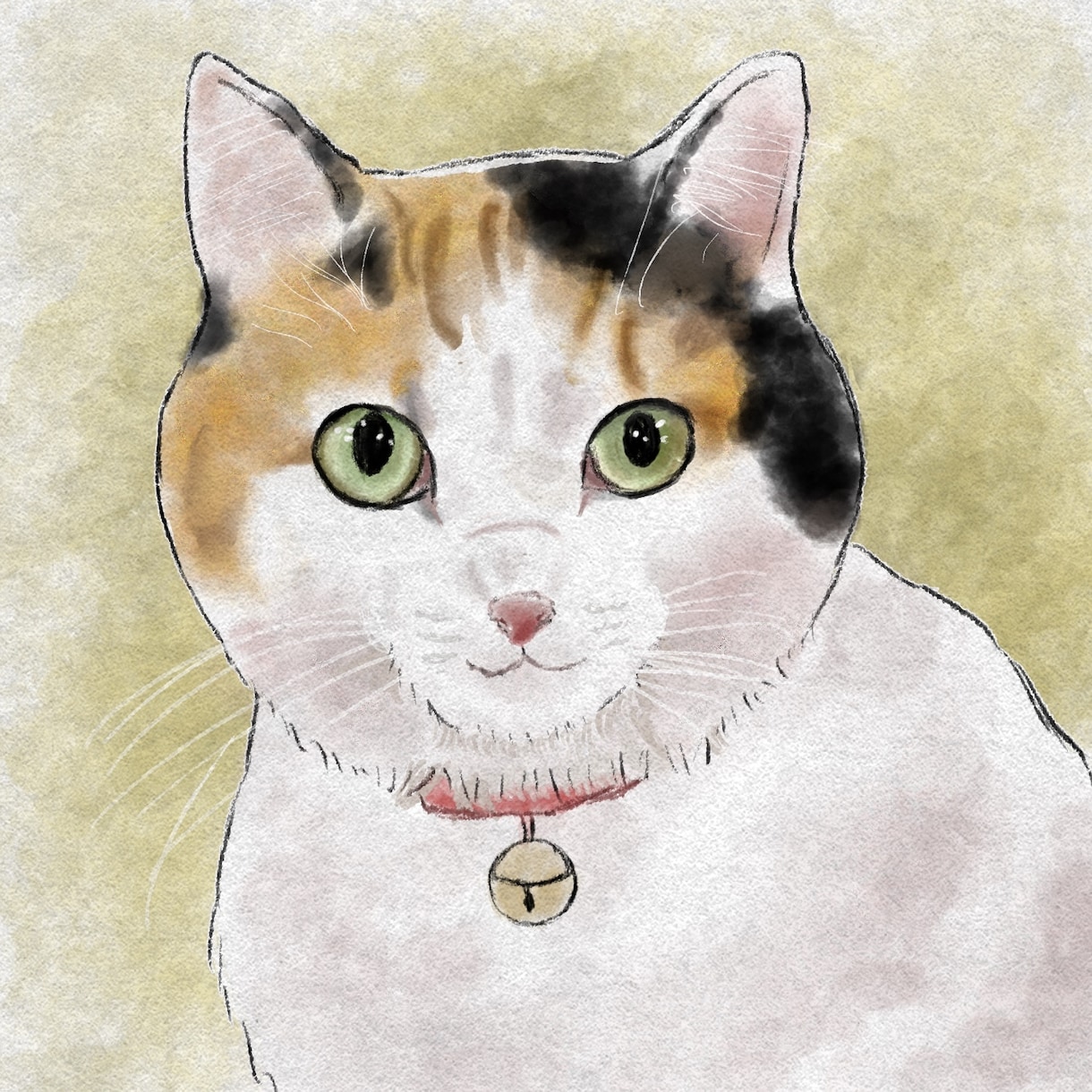 愛猫さんのイラストを描きます ちょっぴりリアルでおしゃれな雰囲気に仕上げます イメージ3
