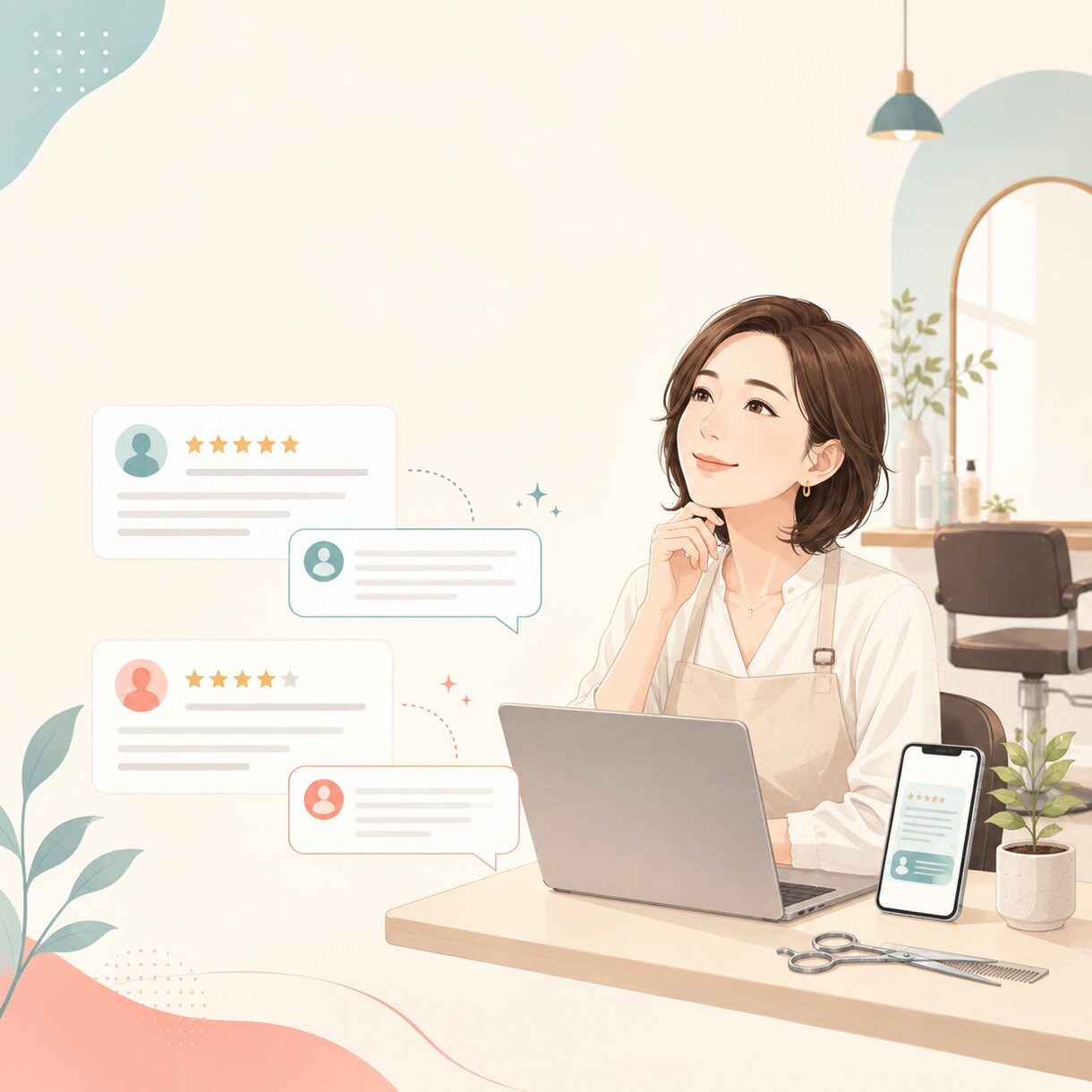 ホットペッパーの口コミ返信案を作成します 返信文案10件＋店舗専用の返信ルールを納品します！ イメージ1
