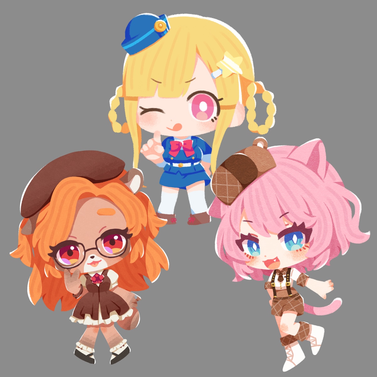 商用OK!温かみのある可愛いSDキャラお描きします SNSアイコン・動画用・グッズに!商用利用も大歓迎です! イメージ3