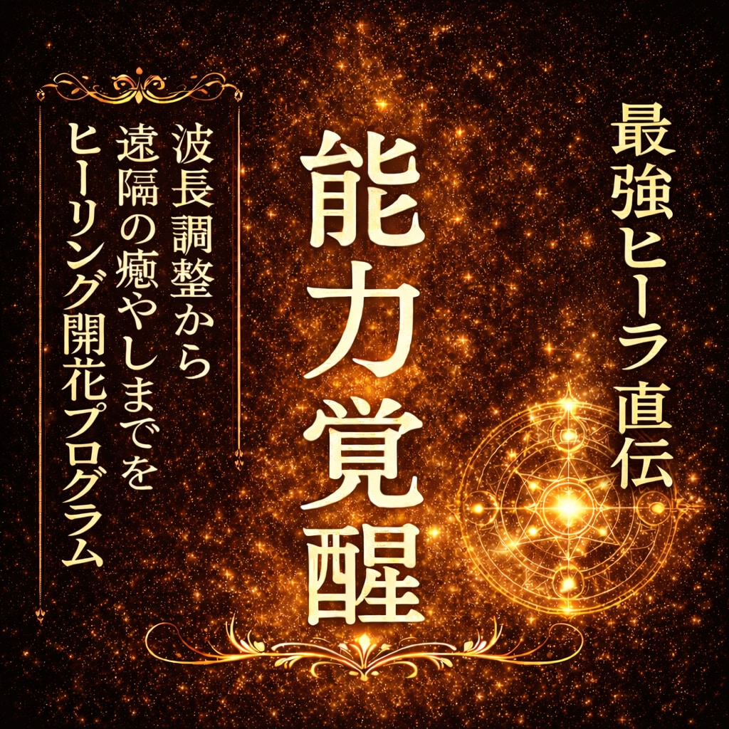 初級～中級編：ヒーリング能力を覚醒させます 埋もれているあなたの力を段階を踏みながら目覚めさせます！ イメージ1
