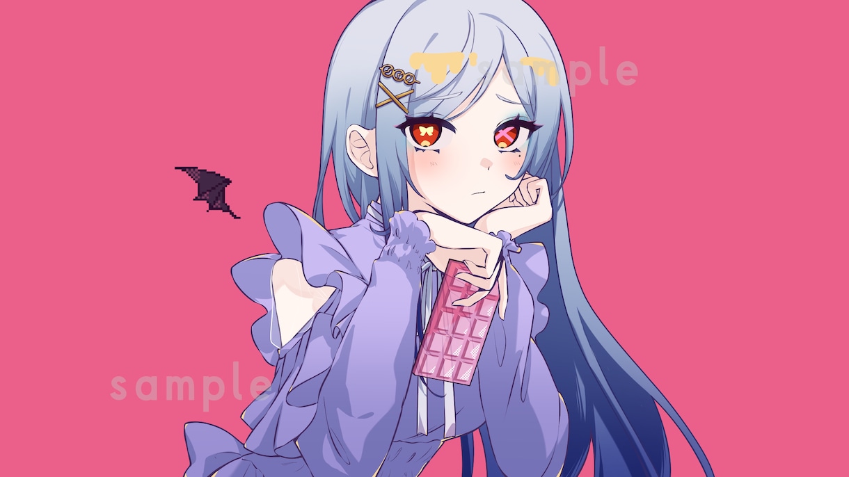 歌ってみたサムネイラストをお描きします サムネイルから自分らしさを出して行きませんか イメージ10