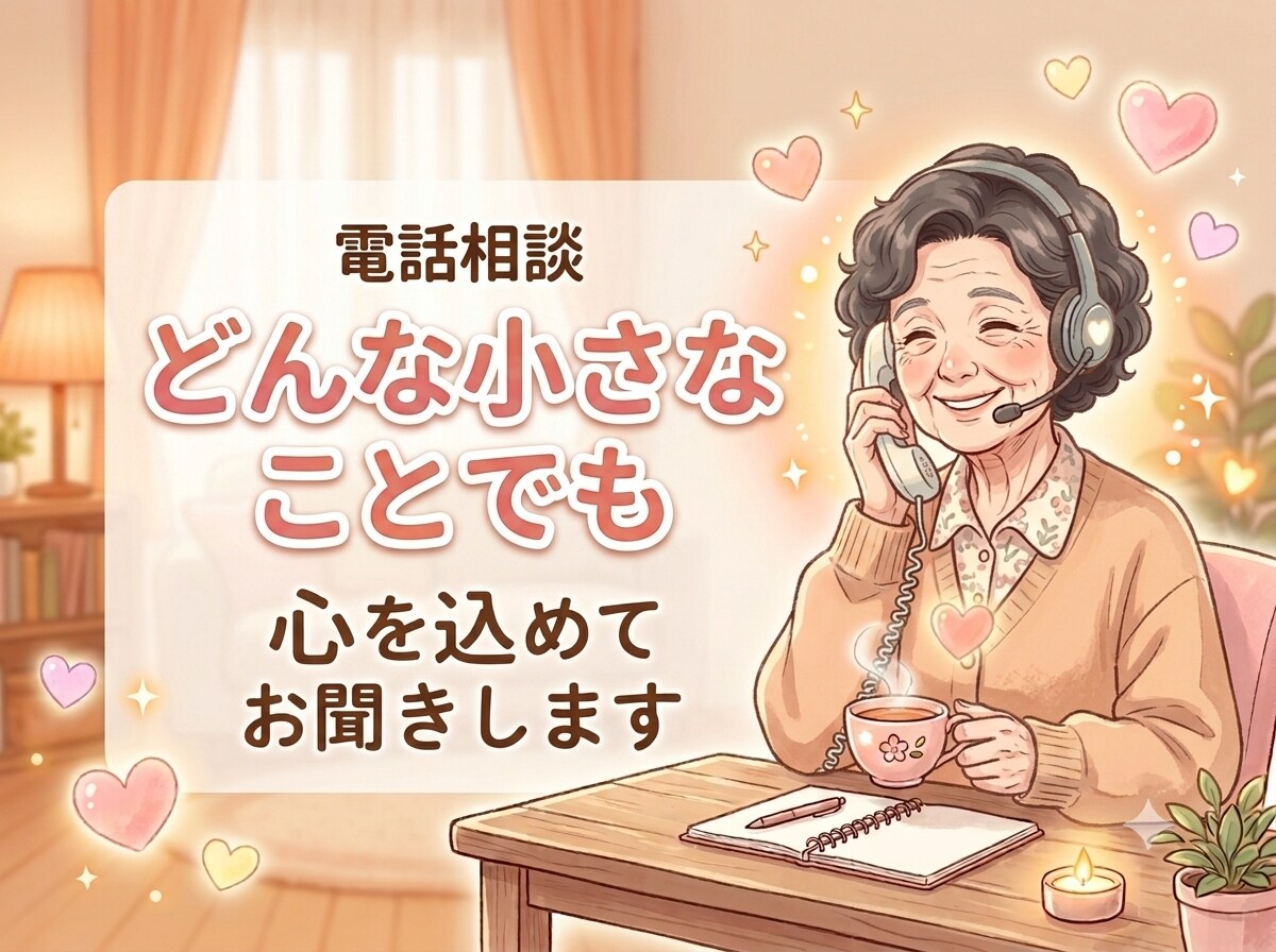 誰にも言えないお悩みや愚痴を否定せず優しく聴きます 誰にも言えない悩みや愚痴を優しく聴き心に寄り添います イメージ2