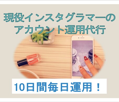 現役インスタグラマーがコンサル付き運用代行します 短期間でフォロワーを増やしたい方必見！10日間毎日運用 イメージ1