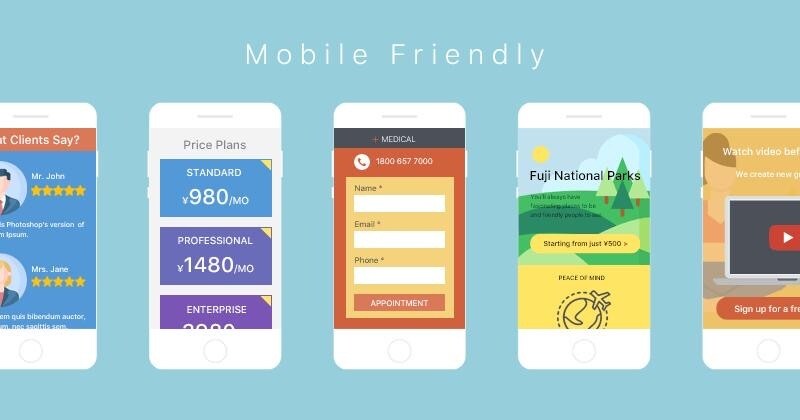 ランディングページを24時間以内納品します イベント・セミナー用ランディングページを制作します イメージ2