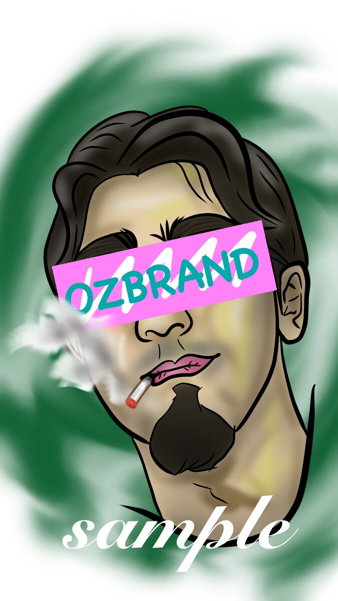 実際の写真からシンプルな似顔絵を描きます OZBRANDデザイナーが丹精込めてお作りします イメージ5