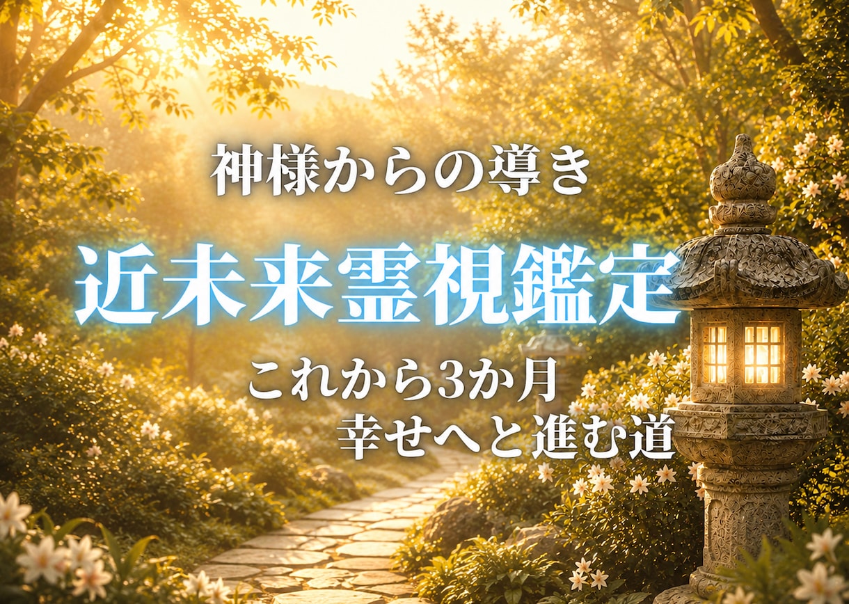 神様の導きでこれから3ヶ月の未来を霊視します 心の迷いをほどき、幸せへと導きます。 イメージ1
