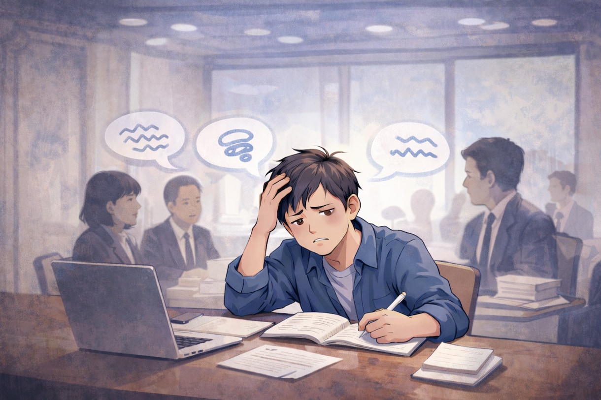 ADHD注意欠如で働くつらさ。共感します ⭐︎話が飛ぶ、メモが取れない。注意欠如の極致な経験談⭐︎ イメージ1