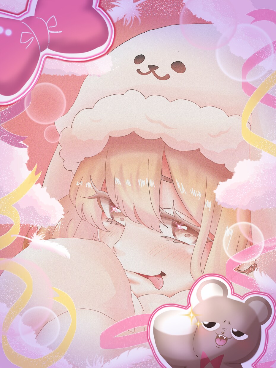 可愛い病み系の絵を描きます オリキャラさんお描きします！男性キャラや動物も可能です！ イメージ4