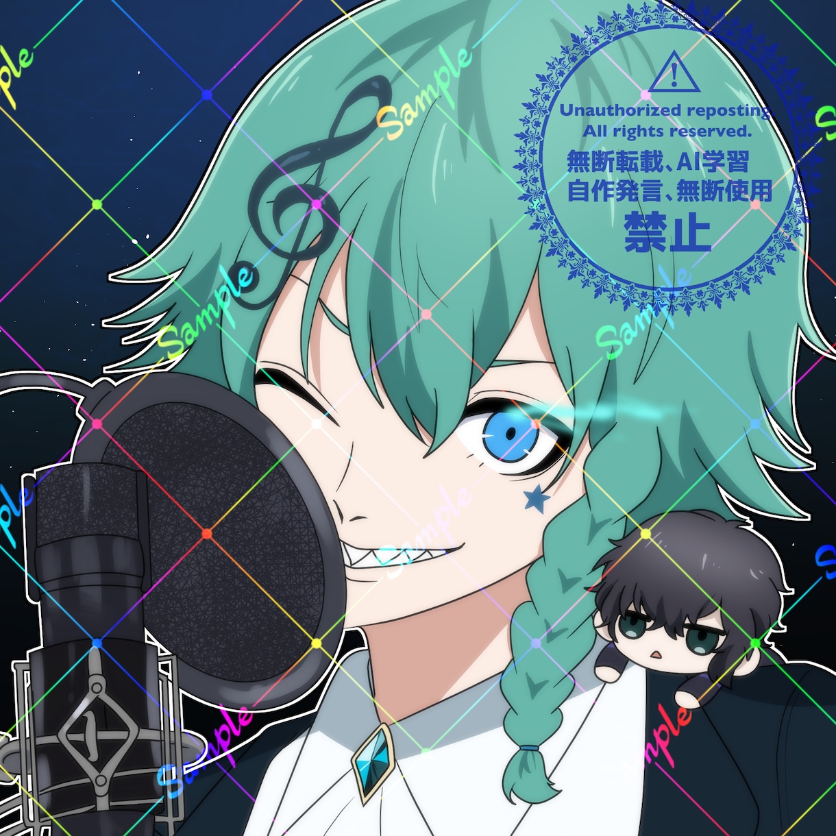 SNS映えするアイコン描きます 可愛い絵柄で目を引くアイコン描きます！ イメージ2
