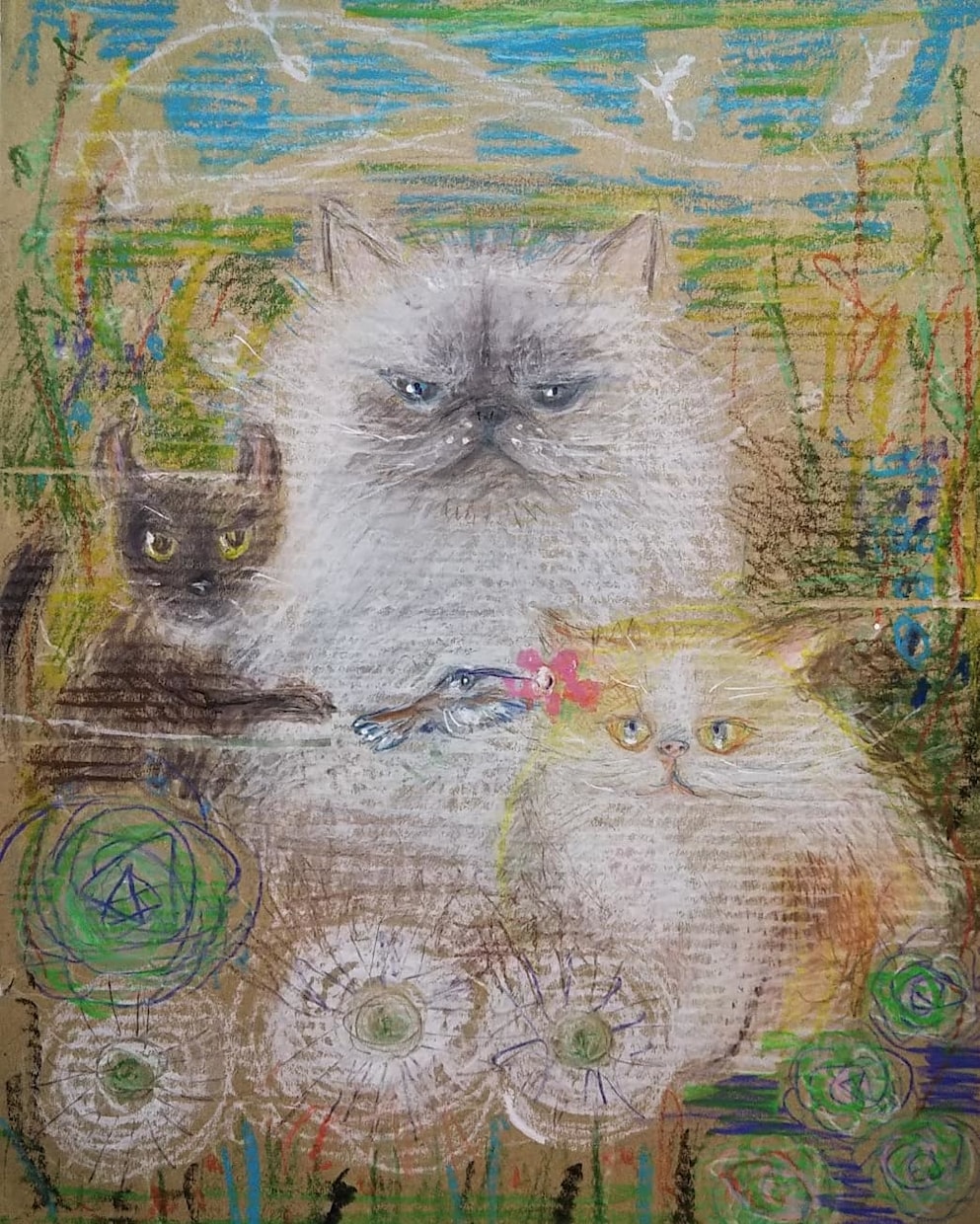 ペットちゃん似顔絵描きます 手描き作品の場合は、額入り原画の発送もいたします！ イメージ4
