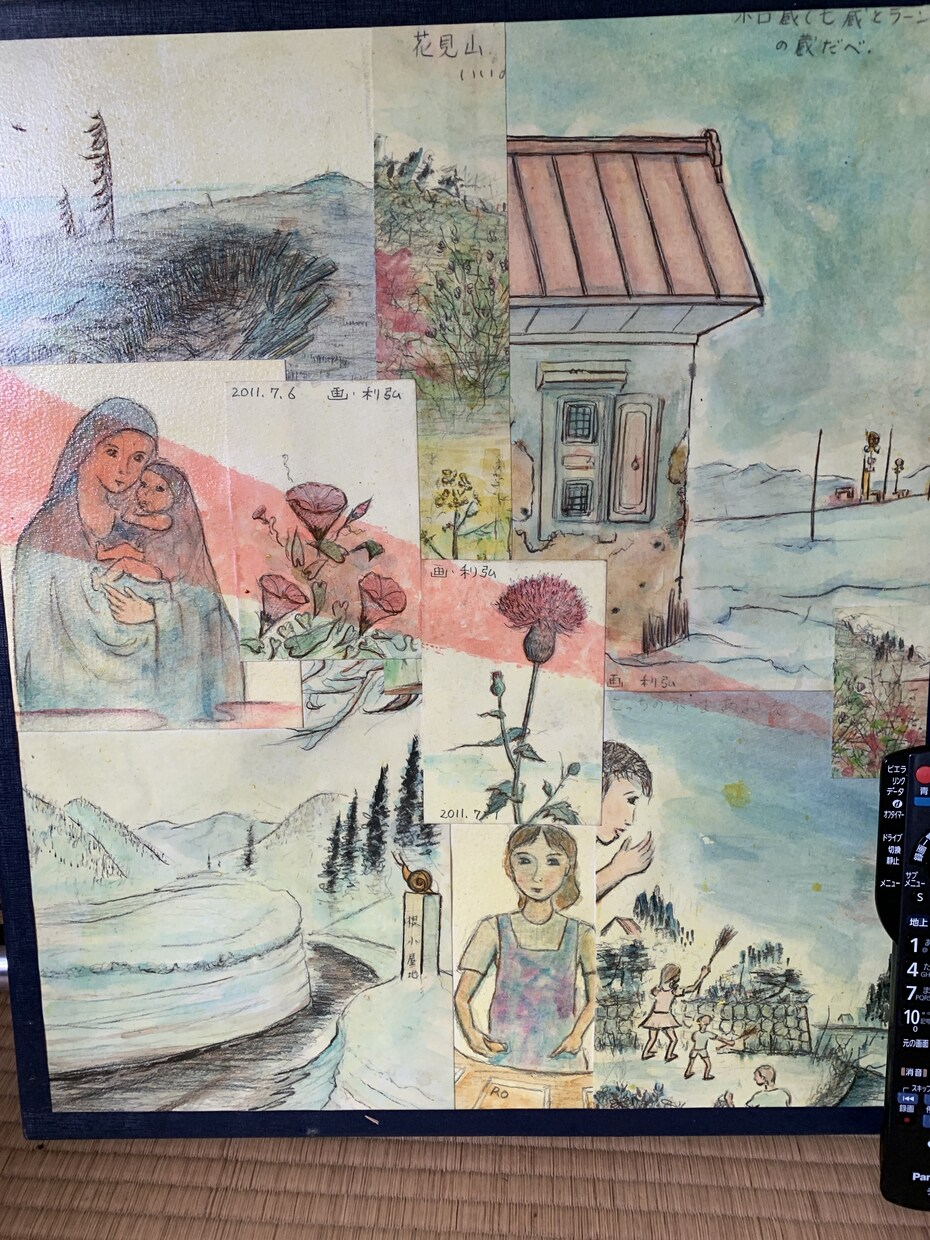 大人向け癒し系絵などをサービスします スケッチ枚数2000枚突破記念絵画、はり絵販売だるまは注文 イメージ9