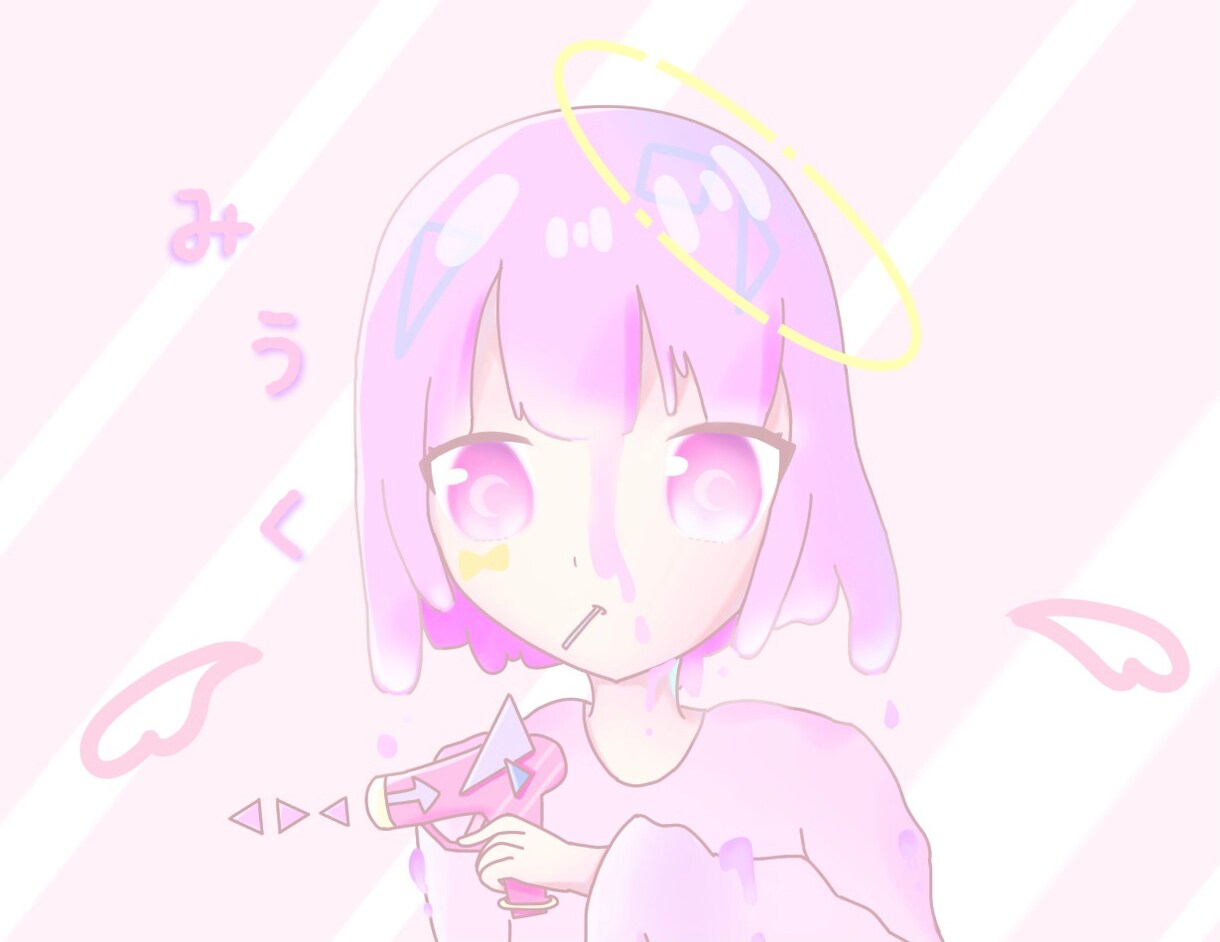 SNS向け女の子アイコンお描きします くっきり･ふんわり可愛い絵柄でお届けします イメージ2