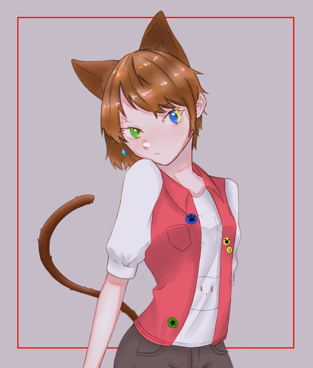アイコン、1枚絵、キャラクター作成承ります プロ目指しているアマチュアですが誠心誠意描きます イメージ1