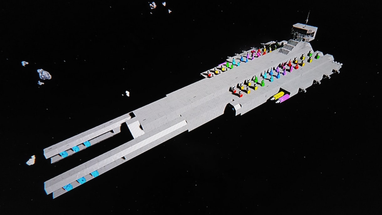 ゲームで作成した宇宙船たちの写真を販売します SPACE ENGINNERSで作成した宇宙船です。 イメージ3