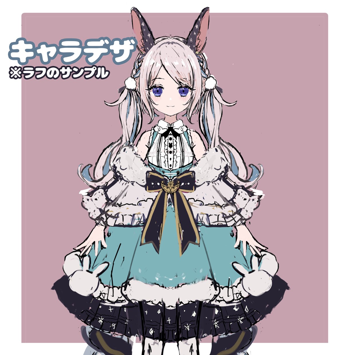 キャラデザ、立ち絵、アイコン描きます かわいいはおまかせください！！ イメージ4