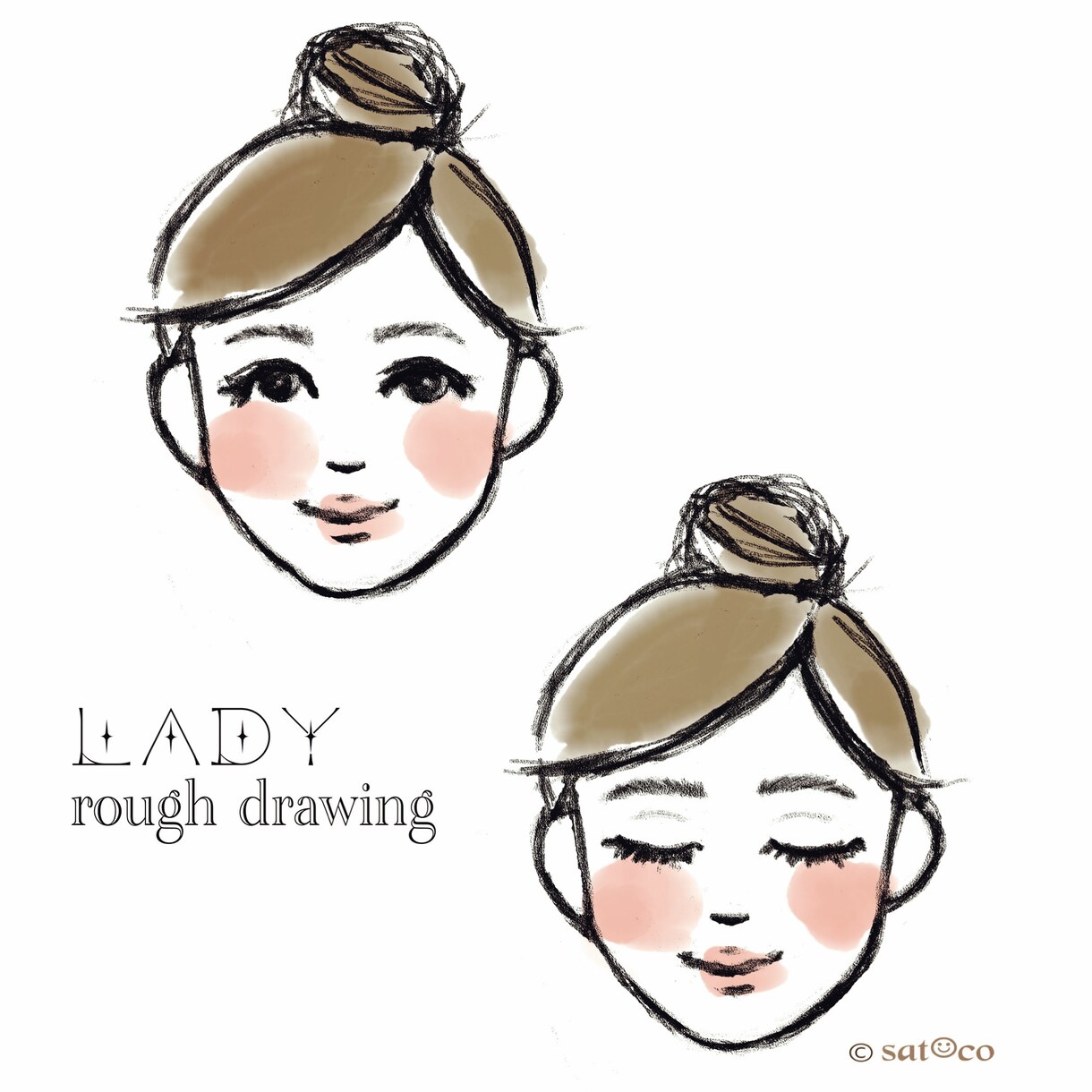 優しいタッチの挿絵＆イラスト、描きます 写真やラフ案を元に、食べ物、植物、動物、人物をアクリル画風に イメージ1