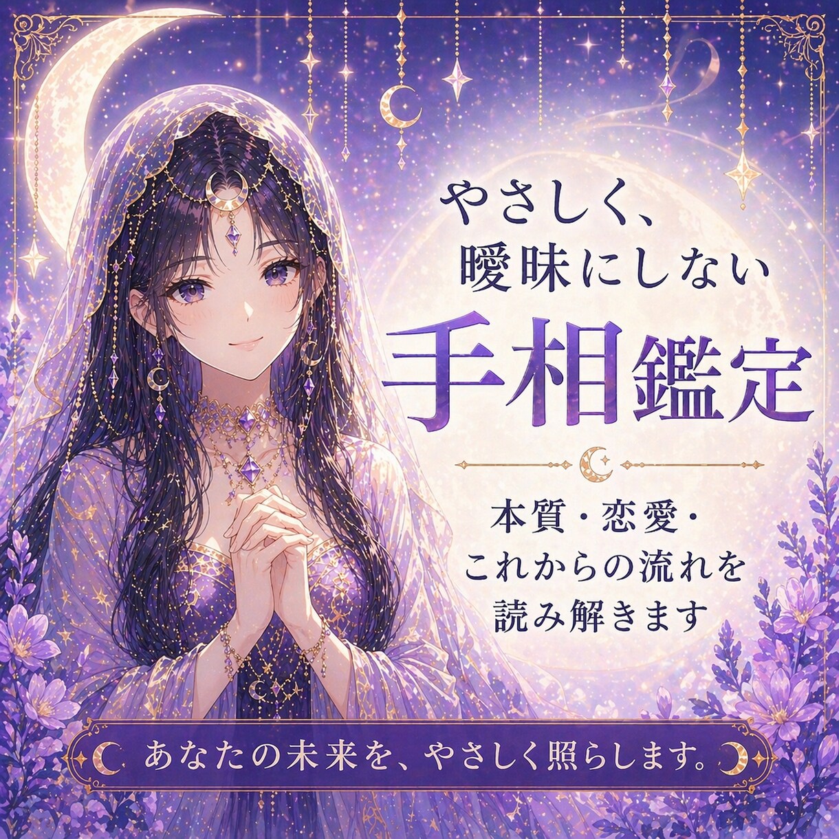 手相鑑定｜いまの状態と今後の流れを読み解きます 考えすぎて動けない方へ～なぜうまくいかないのか傾向が分かる イメージ1