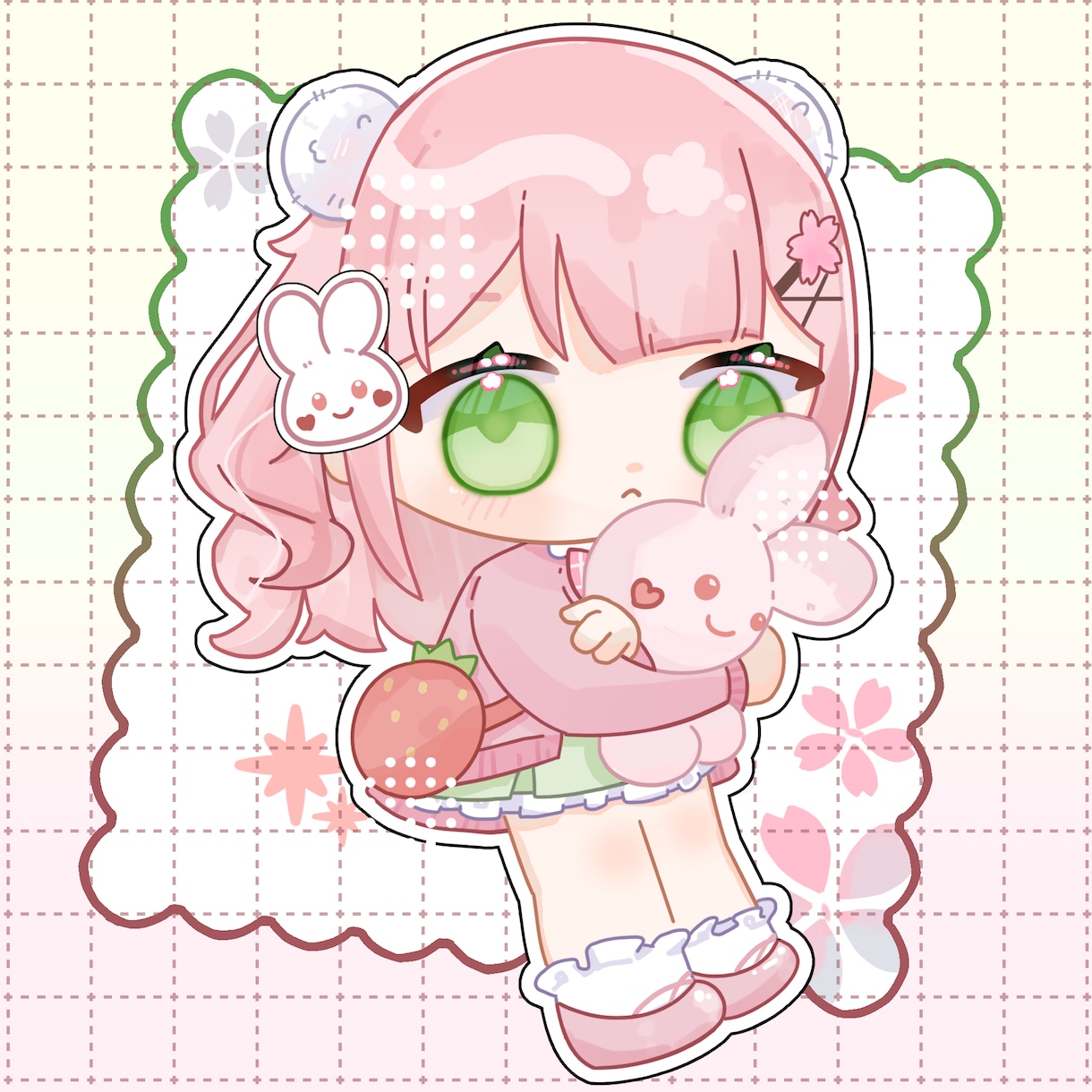 ポップで可愛いミニキャライラスト、作成します 様々な用途に使用できるミニキャライラストを作成します イメージ1