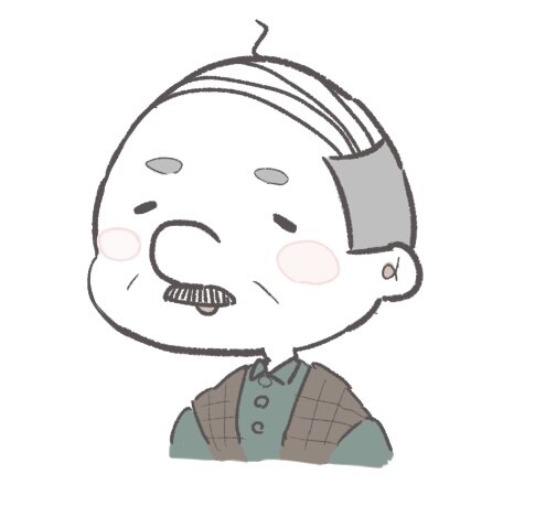 値下げ中！デフォルメ、ミニアイコン描きます ふんわりミニキャラ♬アイコン等に如何ですか？お爺ちゃん可！ イメージ3