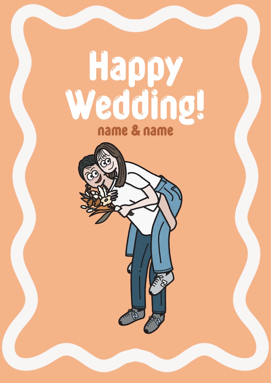 記念日や結婚式アイテムに♪かわいいイラスト描きます 飾れるおしゃれなイラストを！結婚式やギフト・記念日に イメージ6