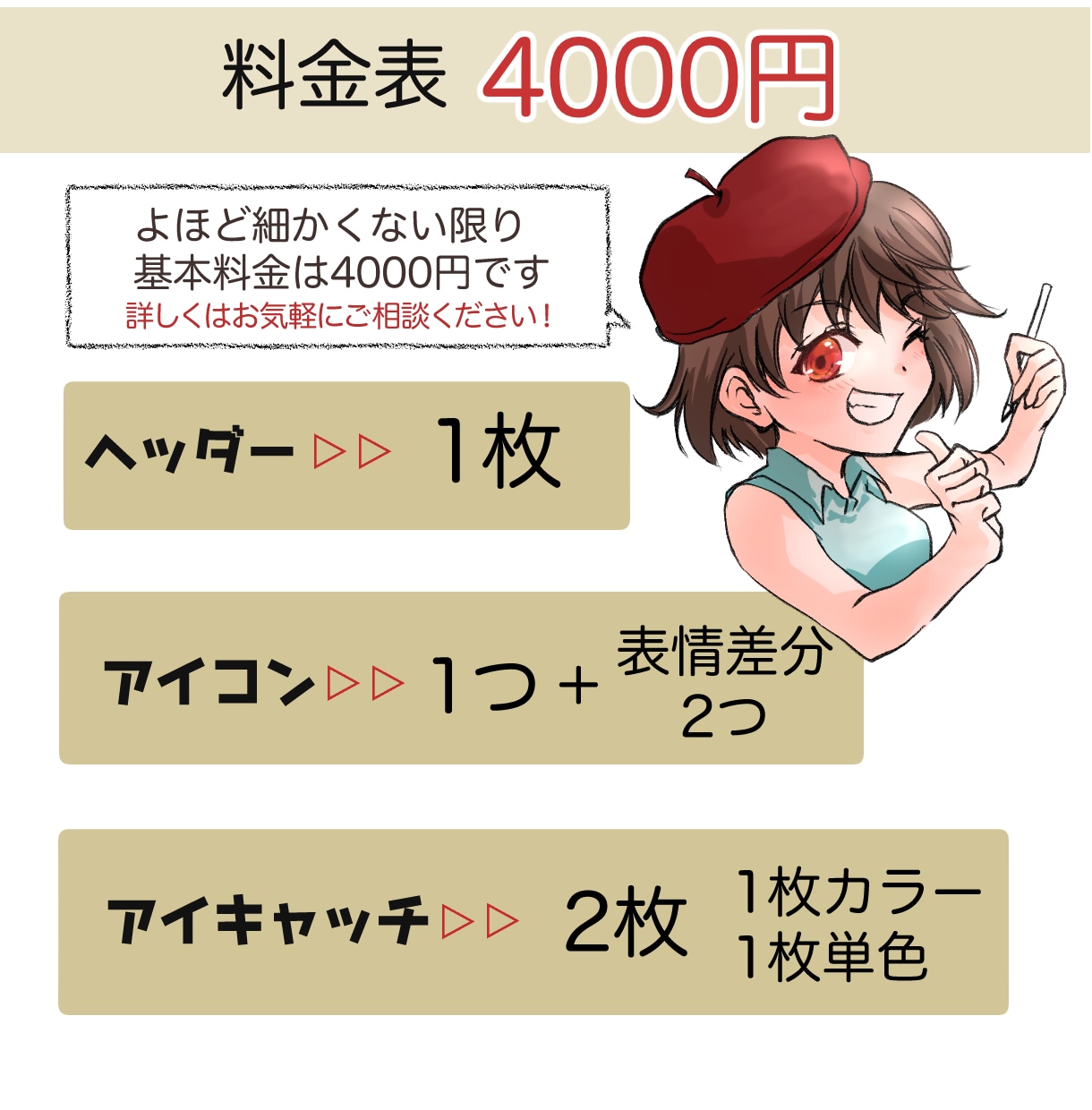 気になる！ヘッダー・アイコン・アイキャッチ描きます ブログやTwitterに個性をプラス！印象アップを目指す方に イメージ2
