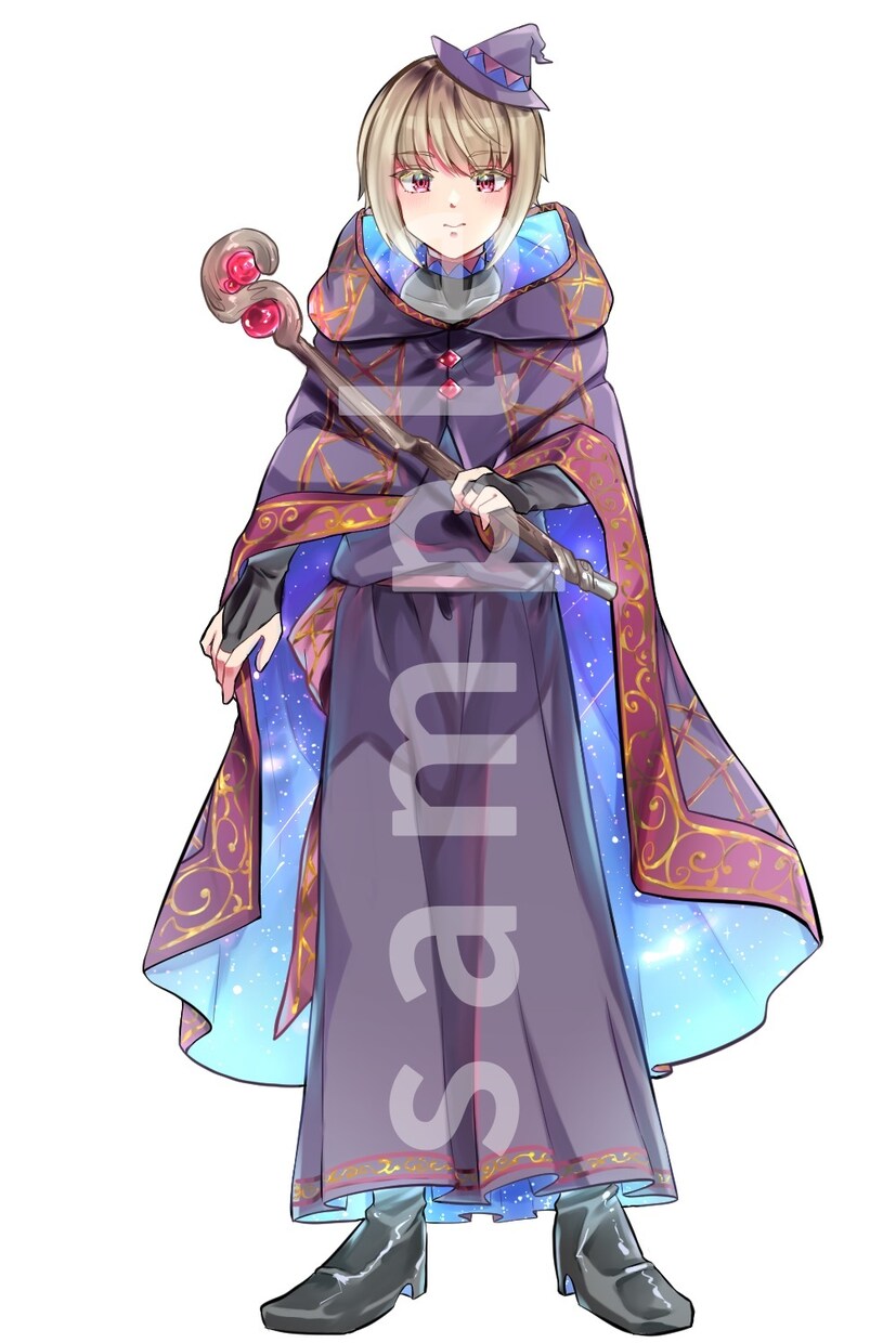 等身立ち絵(パーツ分けも可)描きます かわいい女の子や青年、筋肉質な人物もOK イメージ2