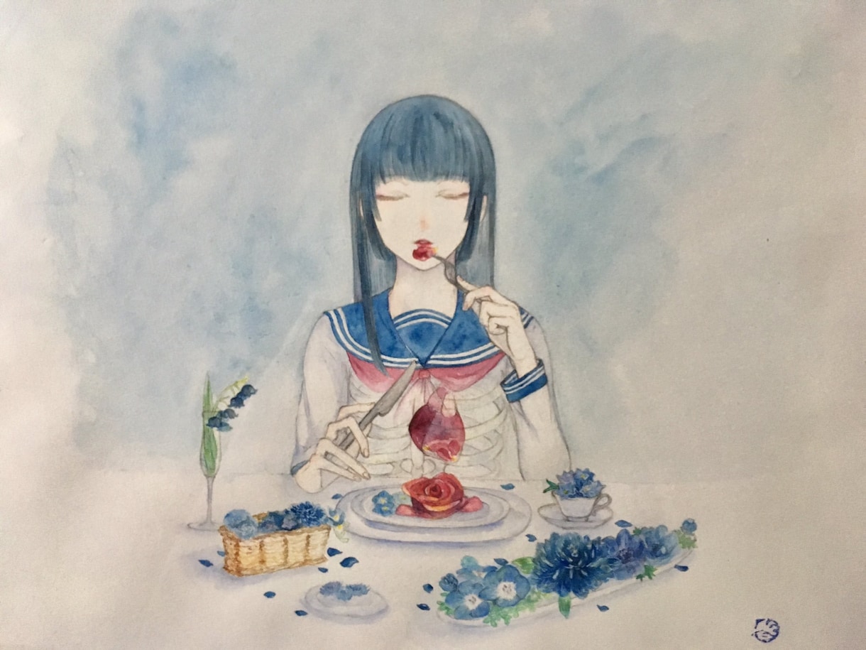 Vtuber立絵・アイコン・動画イラスト等承ります リアル寄り、耽美系イラストで独特の世界観を。 イメージ7
