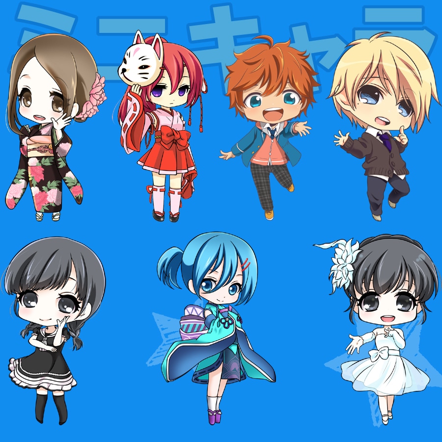 ミニキャラ作成致します psdパーツ分け対応しています。 イメージ4