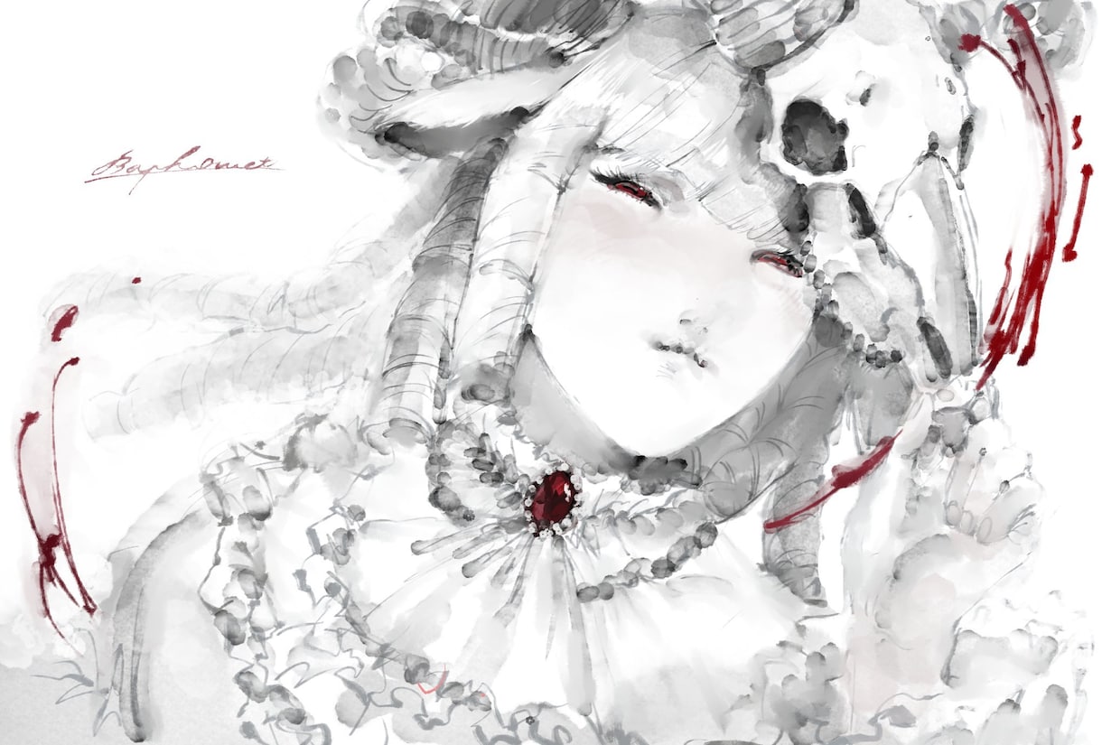 写実風の耽美なイラスト描かせて頂きます 耽美なイラストお描きできます。 イメージ1