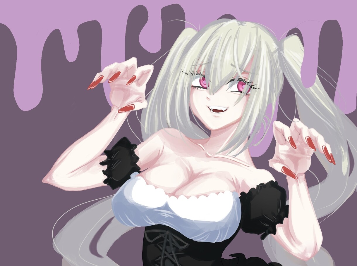 歌ってみたや配信用イラスト承ります 夢絵やSNSアイコンも受け付けています！ イメージ4