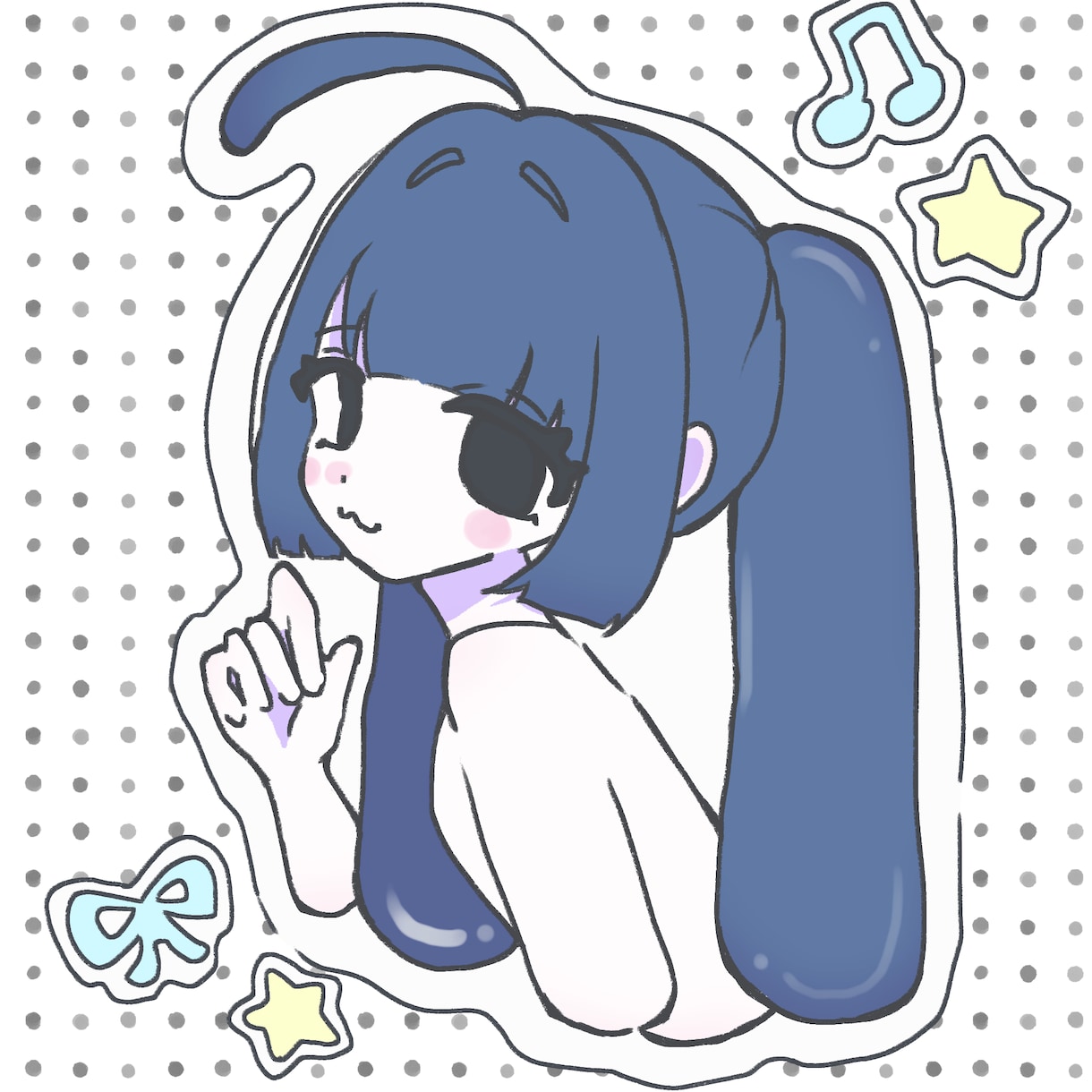 ちょい病み可愛い女の子描きます not 地雷 but ちょい病み イメージ1