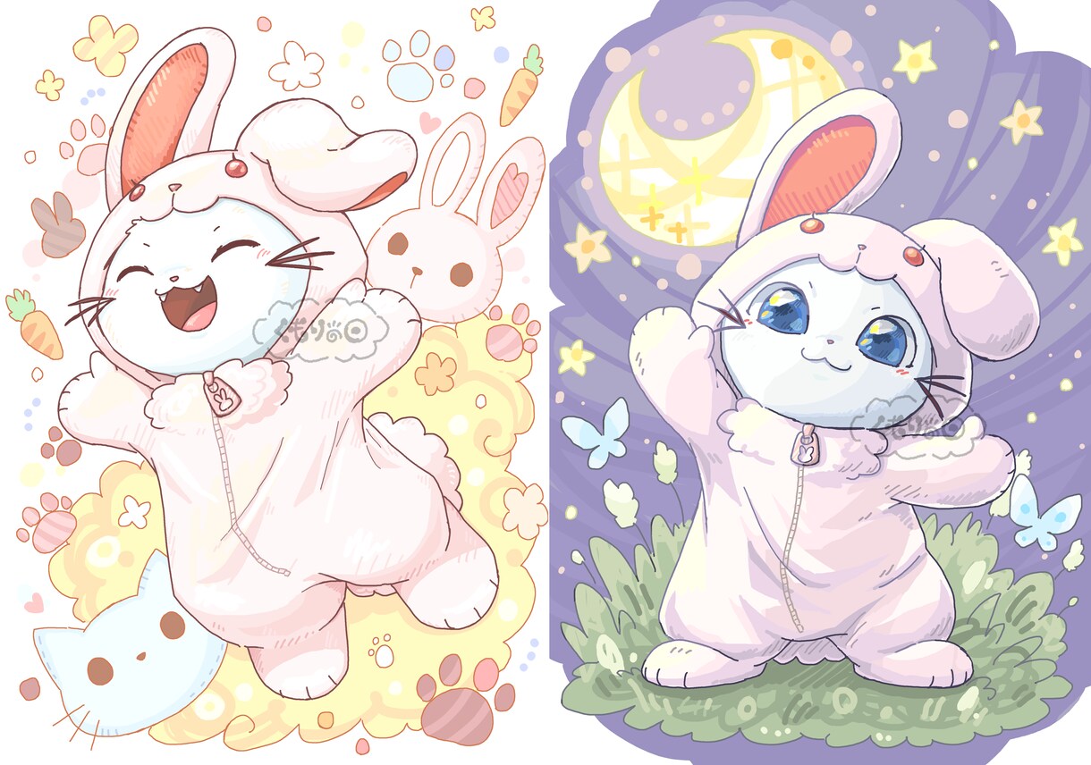 かわいい動物等の一枚絵を描きます お好きな動物やあなたのキャラクターの一枚絵が欲しい方へ イメージ2