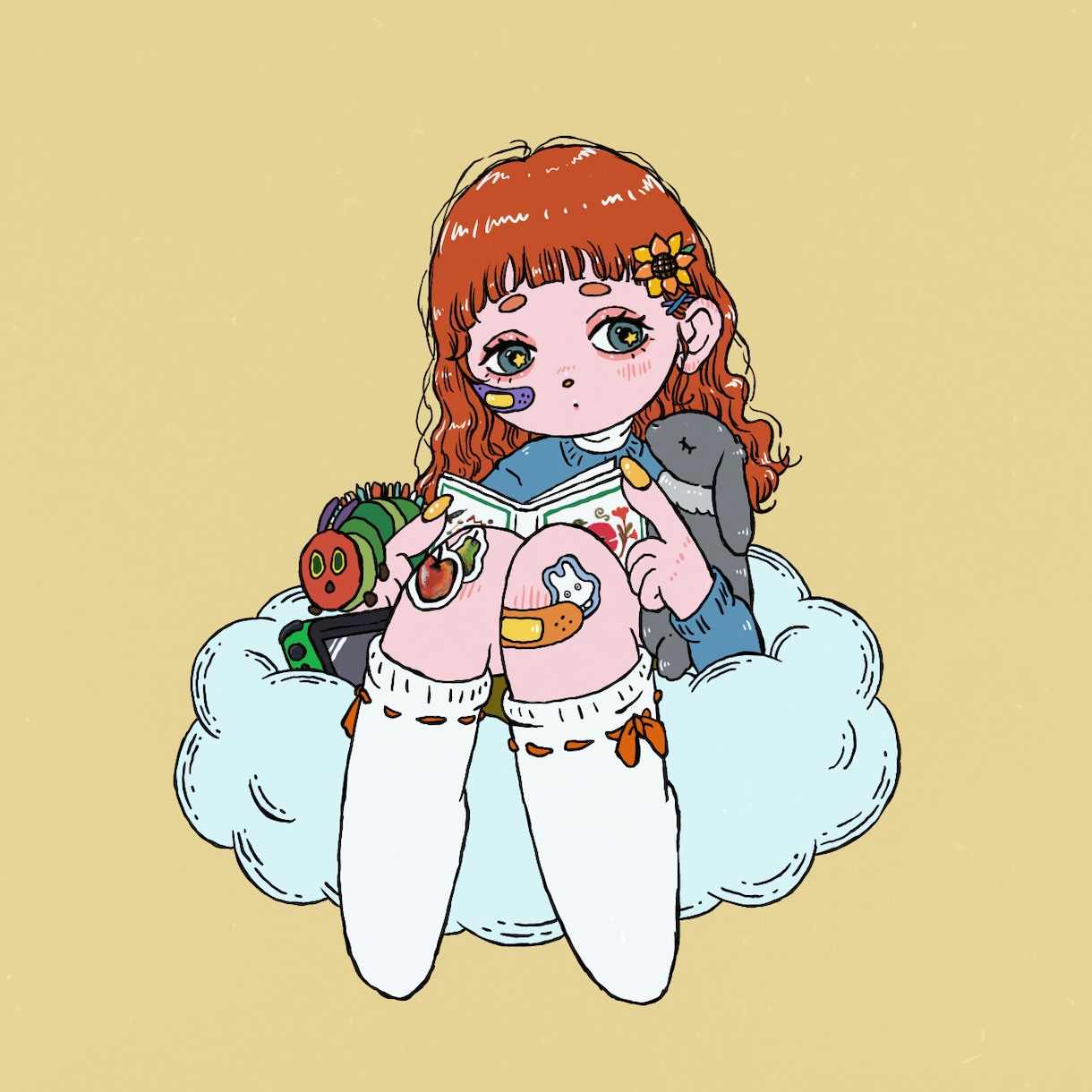 似顔絵アイコン描きます お客様の好きなものをたくさん詰め込みます！ イメージ7