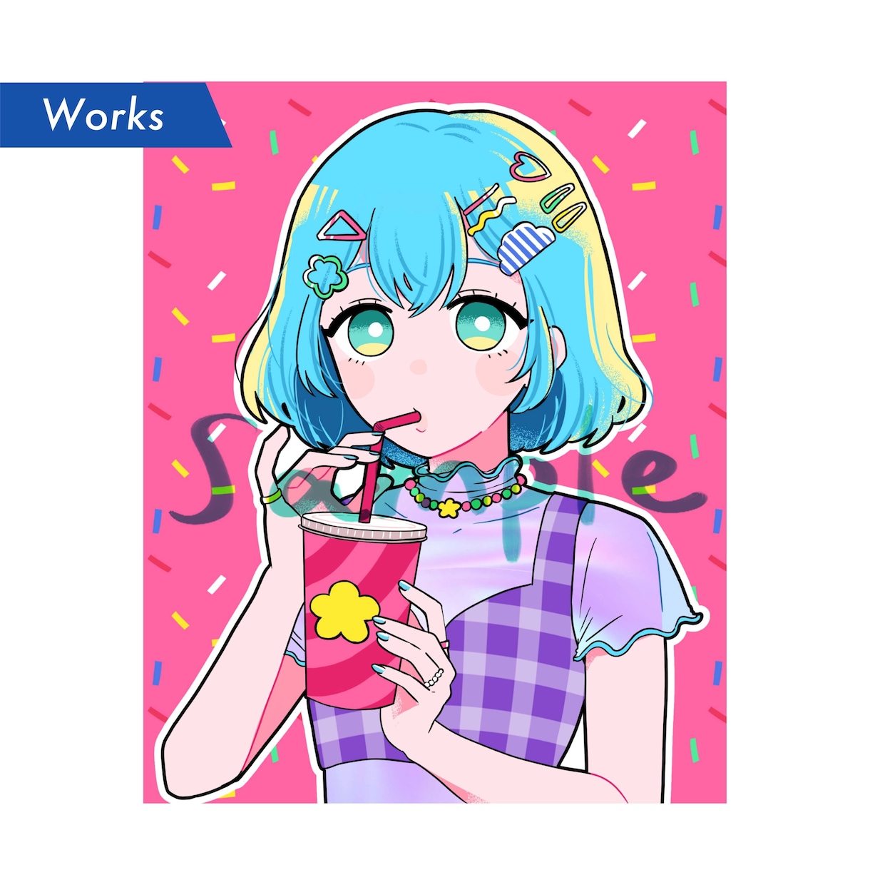 ポップなイラスト描きます カラフルでポップなイラスト　動画やアイコンに イメージ9