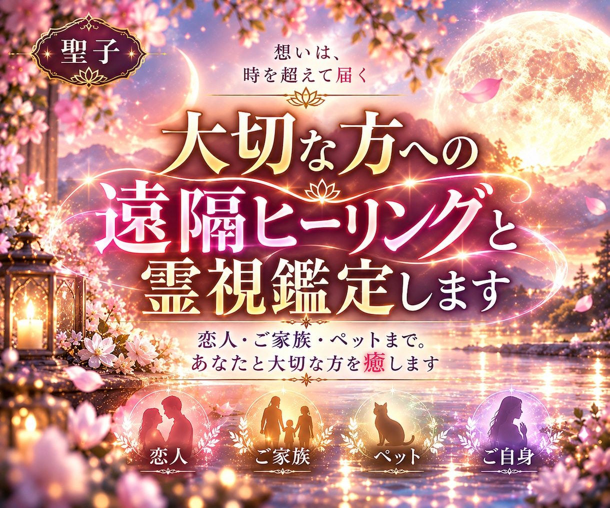 大切な方へ遠隔ヒーリングと深層霊視鑑定をします 恋人・ご家族・ペットもOK。あなたと大切な方に明るい未来を イメージ1