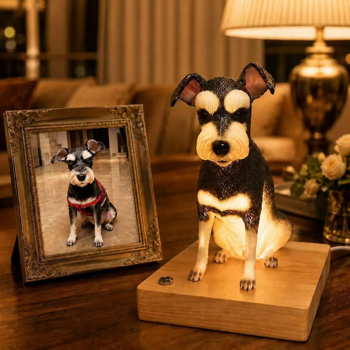 写真から愛犬・愛猫の3Dライトを制作しますます 人の手による3D造形と手彩色で忠実に再現 イメージ6