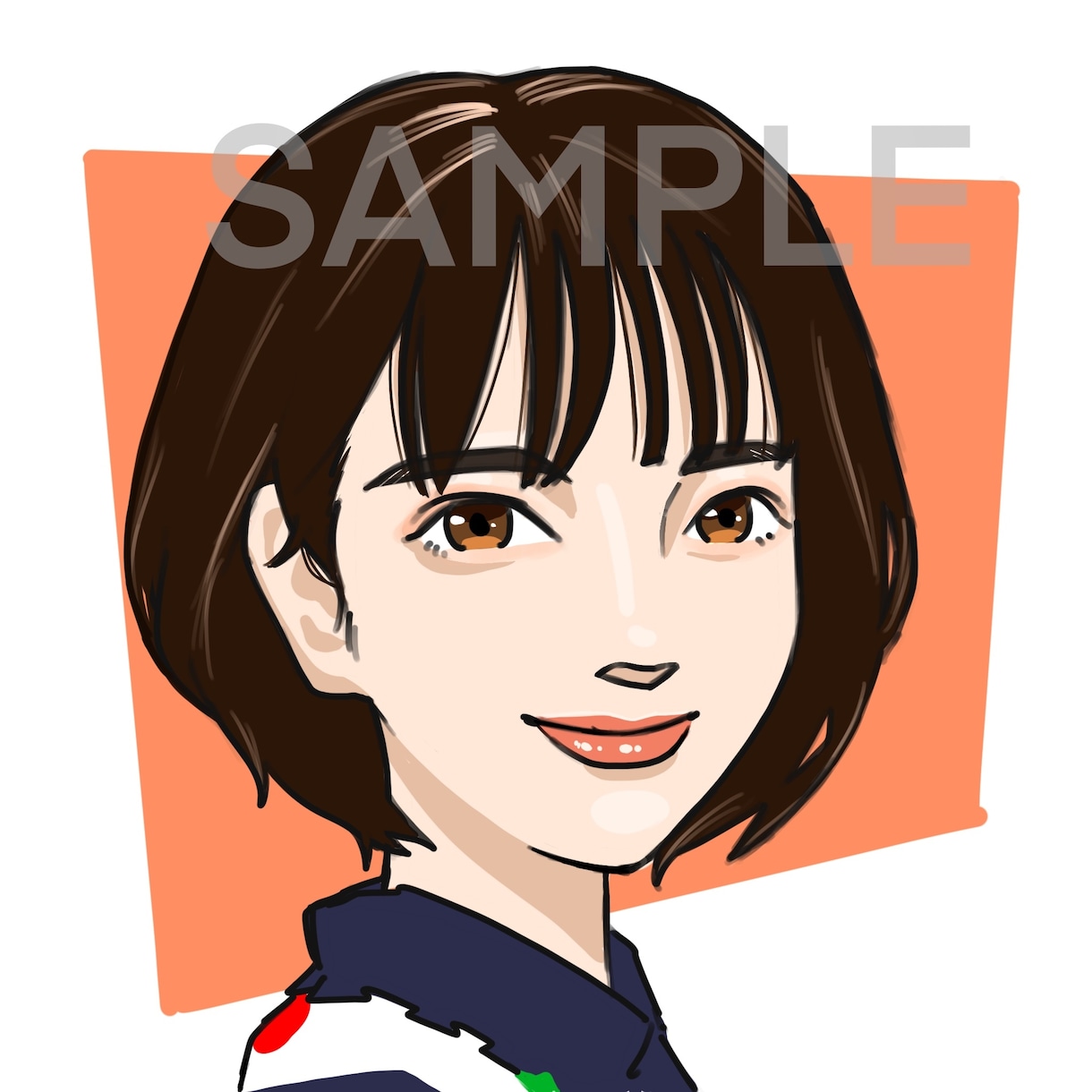 SNS用のアイコン似顔絵描きます 似ていてポップな似顔絵、低価格で描きます！ イメージ7
