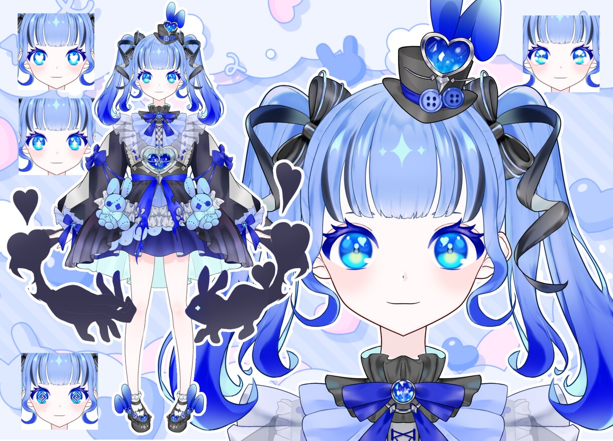 3名様限定！高品質なVtuberモデル制作します ケモ耳,量産型,地雷系,ギャル,かわいい系はお任せ下さい！ イメージ4