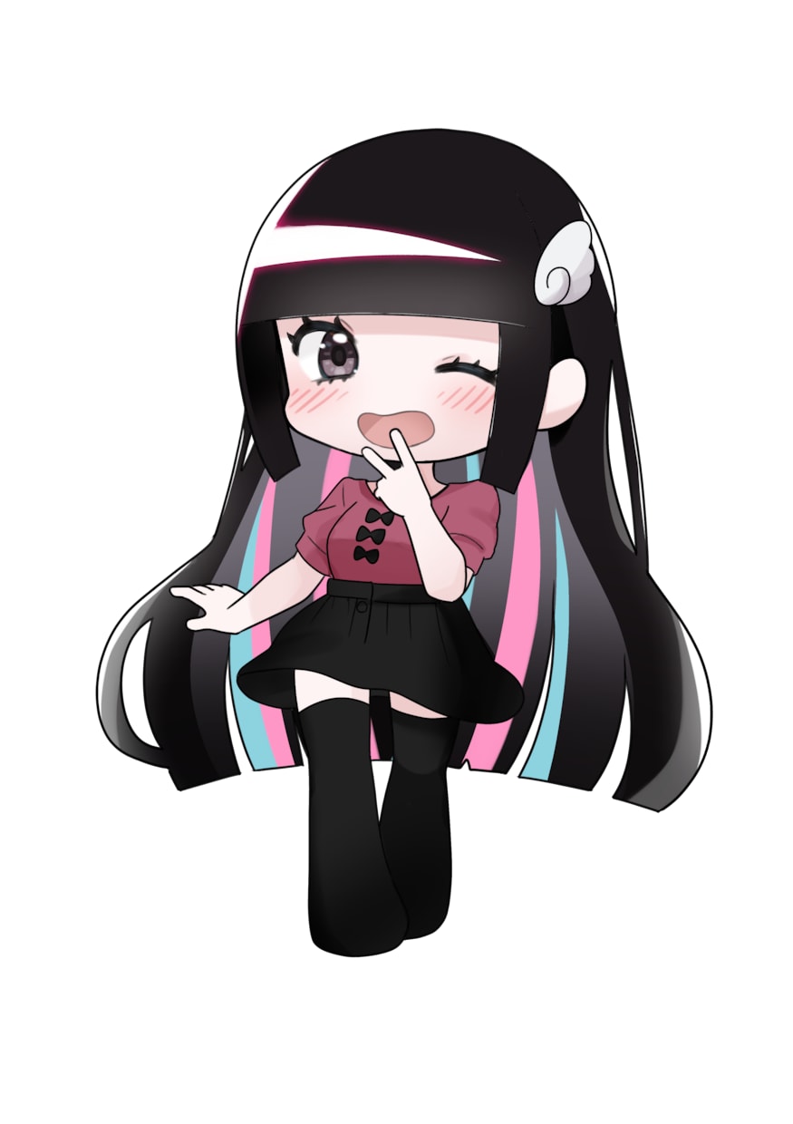 デフォルメされた女性ミニキャラ人物を描きます アクリルキーホルダー等にぴったりのちびキャライラストです！ イメージ6