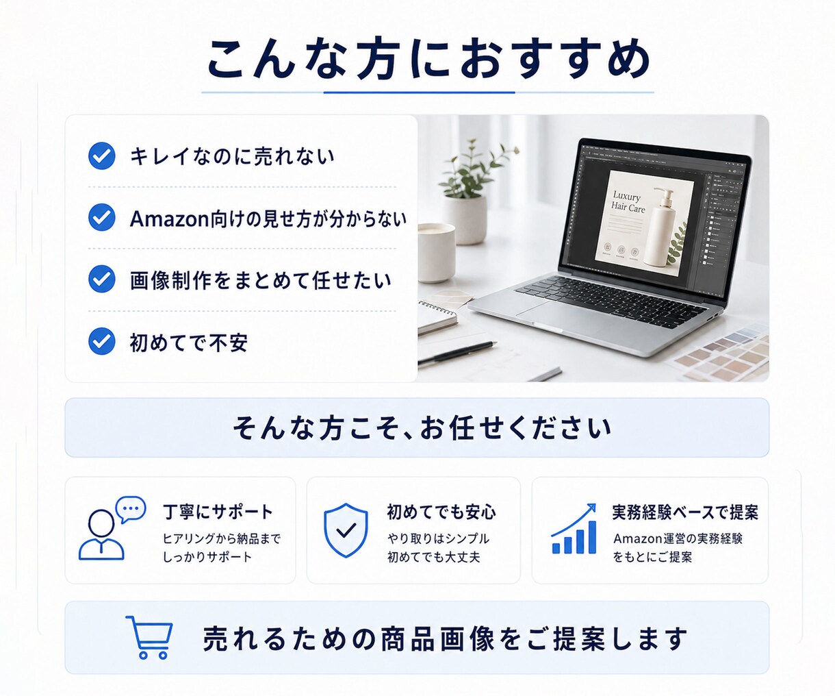 Amazon歴10年のプロが売れる商品画像作ります 転換率アップ！10月2枠限定【3,000円】 イメージ3