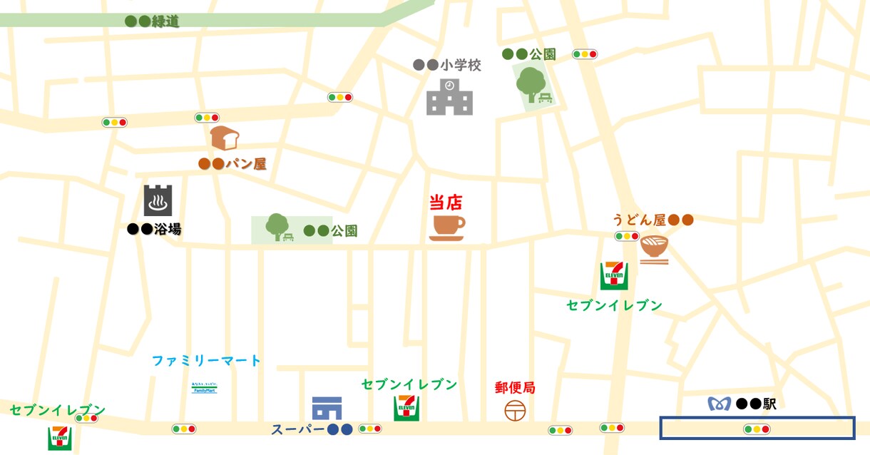 修正無制限　シンプルで分かり易い地図を作成します シンプルで分かり易い地図を３日でお届けします！ イメージ3