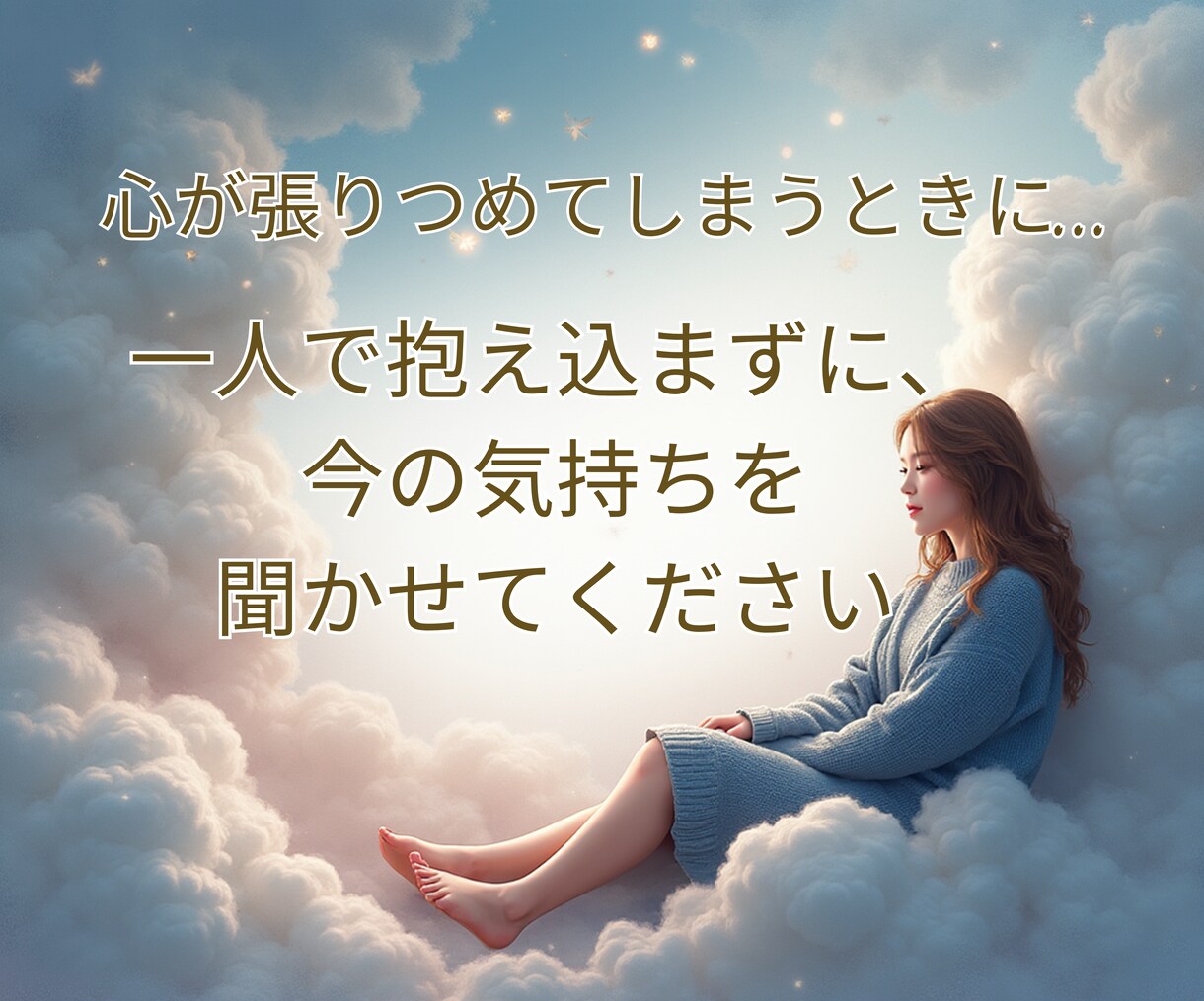 話すだけでいい場所、ここにあります うまく話せなくても、泣いても◎気持ちをぎゅっと受け止めます。 イメージ1