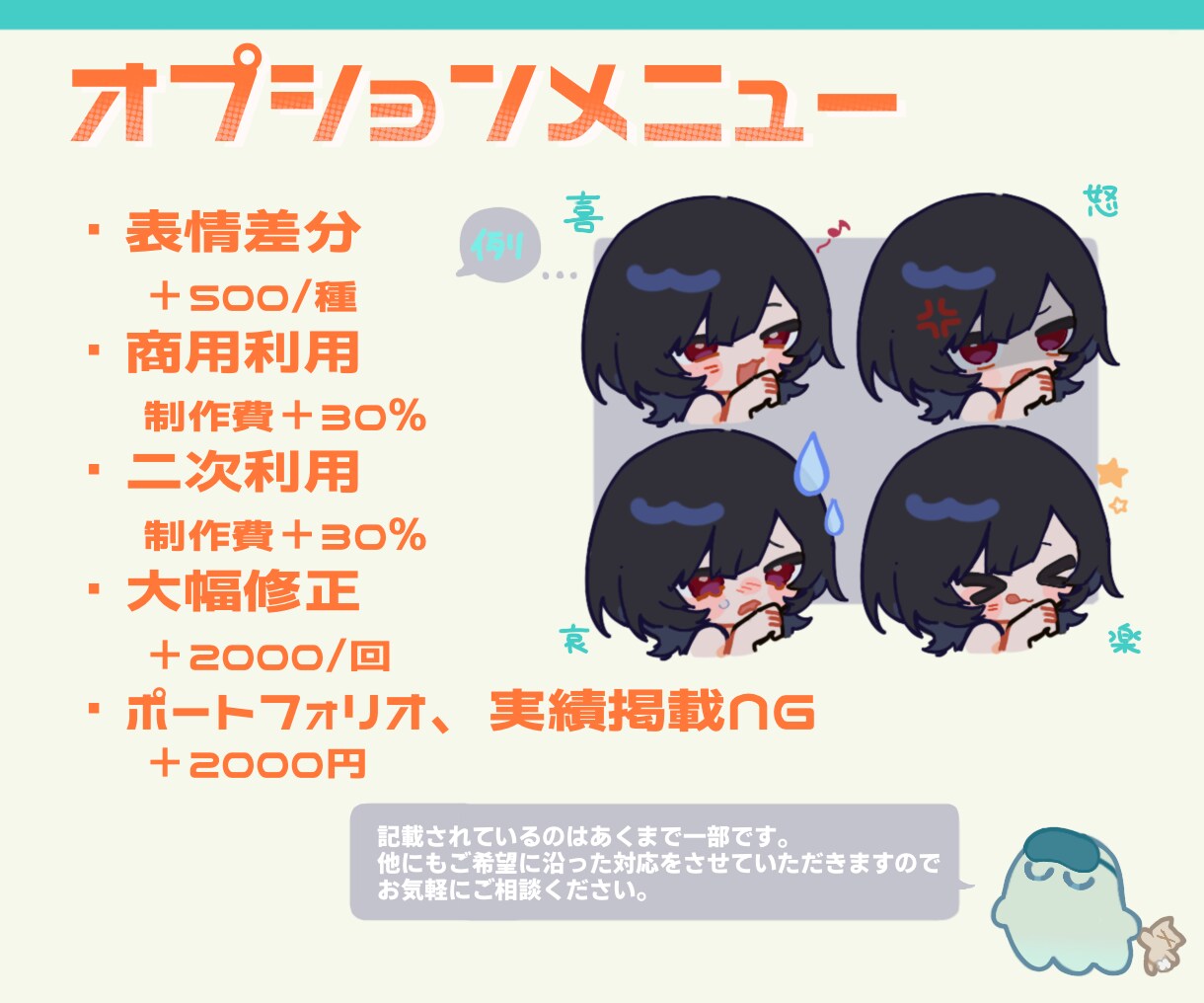 もちっと可愛いデフォルメイラストをご提供します 商用利用OK！貴方の個人活動を全力サポート。 イメージ3