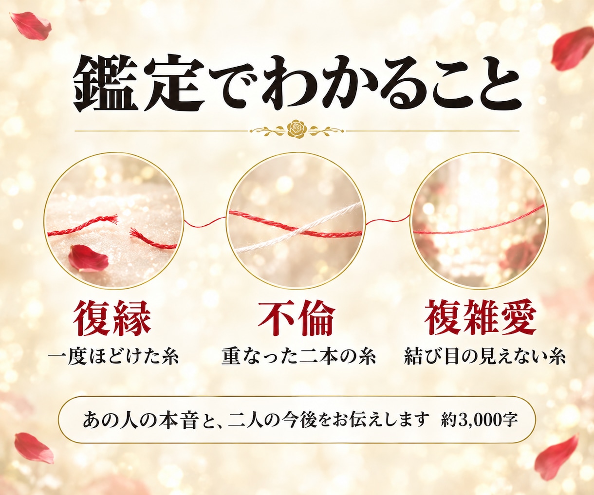 複雑愛・復縁・不倫｜相手の気持ちと今後を霊視します 彼の本音・忘れられない元カレ・ブロック・婚外恋愛・時期と未来 イメージ4