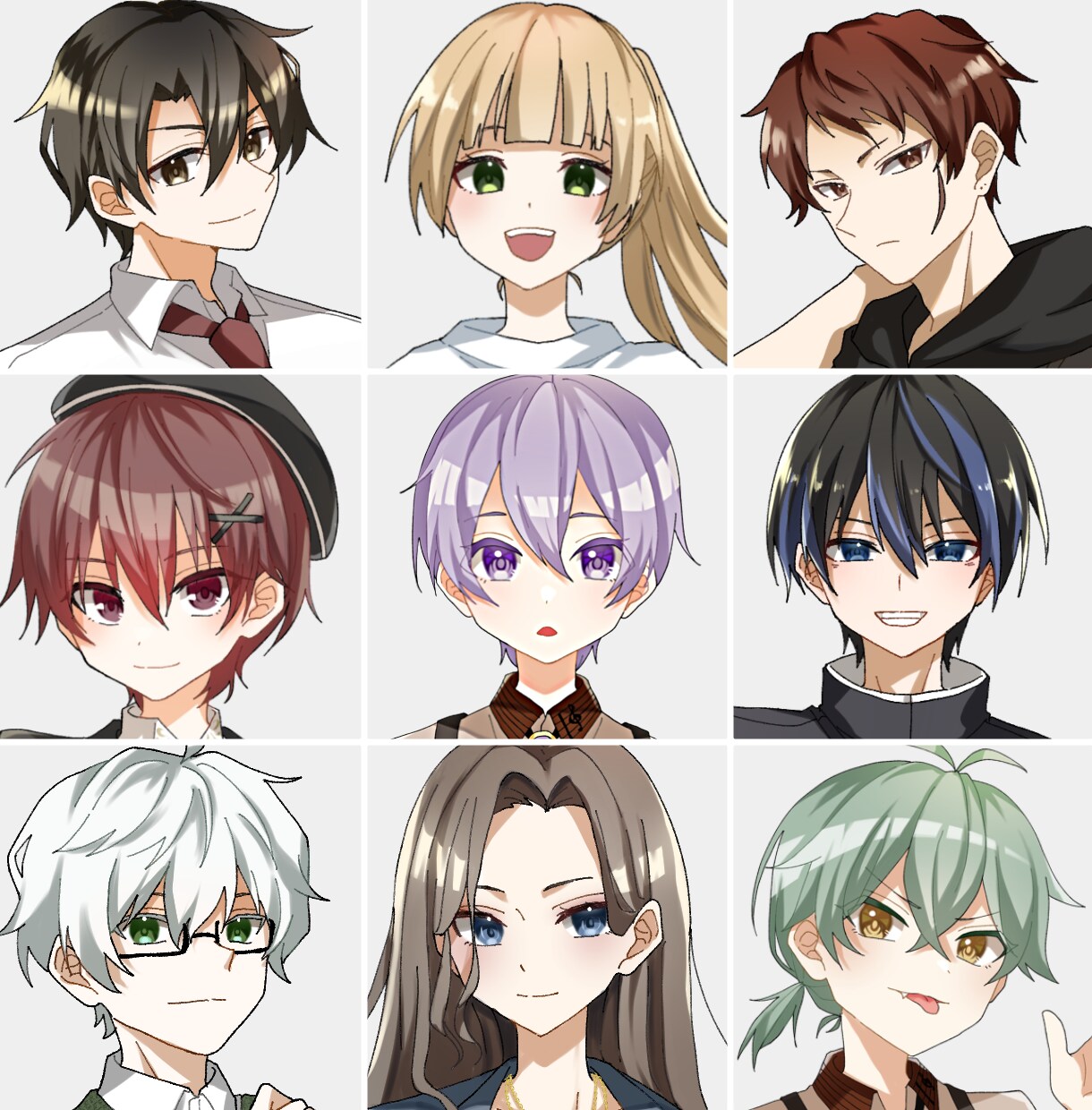 人物キャラクターの立ち絵作成致します TRPG、ゲーム、SNS、動画などでご利用が可能です イメージ4