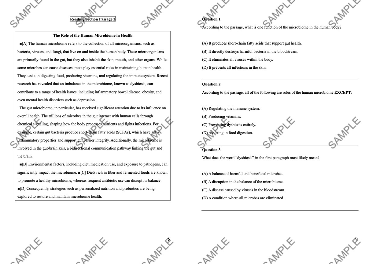 TOEFL Reading問題集を提供します TOEFLエキスパートとネイティブが作成した問題集です イメージ4