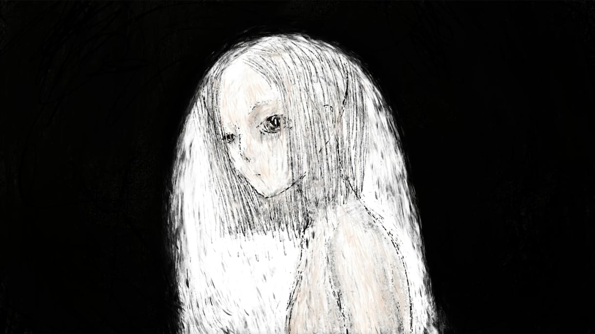 質感的アートフレームごとの手描きアニメーションます ゲーム、音楽mvもできます。最近、不安の感情表現を研究します イメージ1