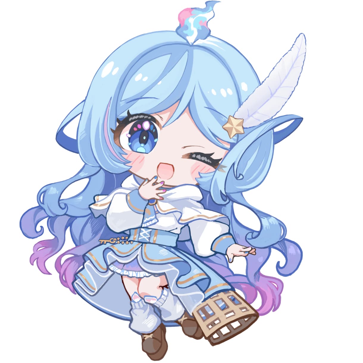 SDキャラクターイラスト作成します SNSのアイコン等に使用できるデフォルメイラストを作成します イメージ1